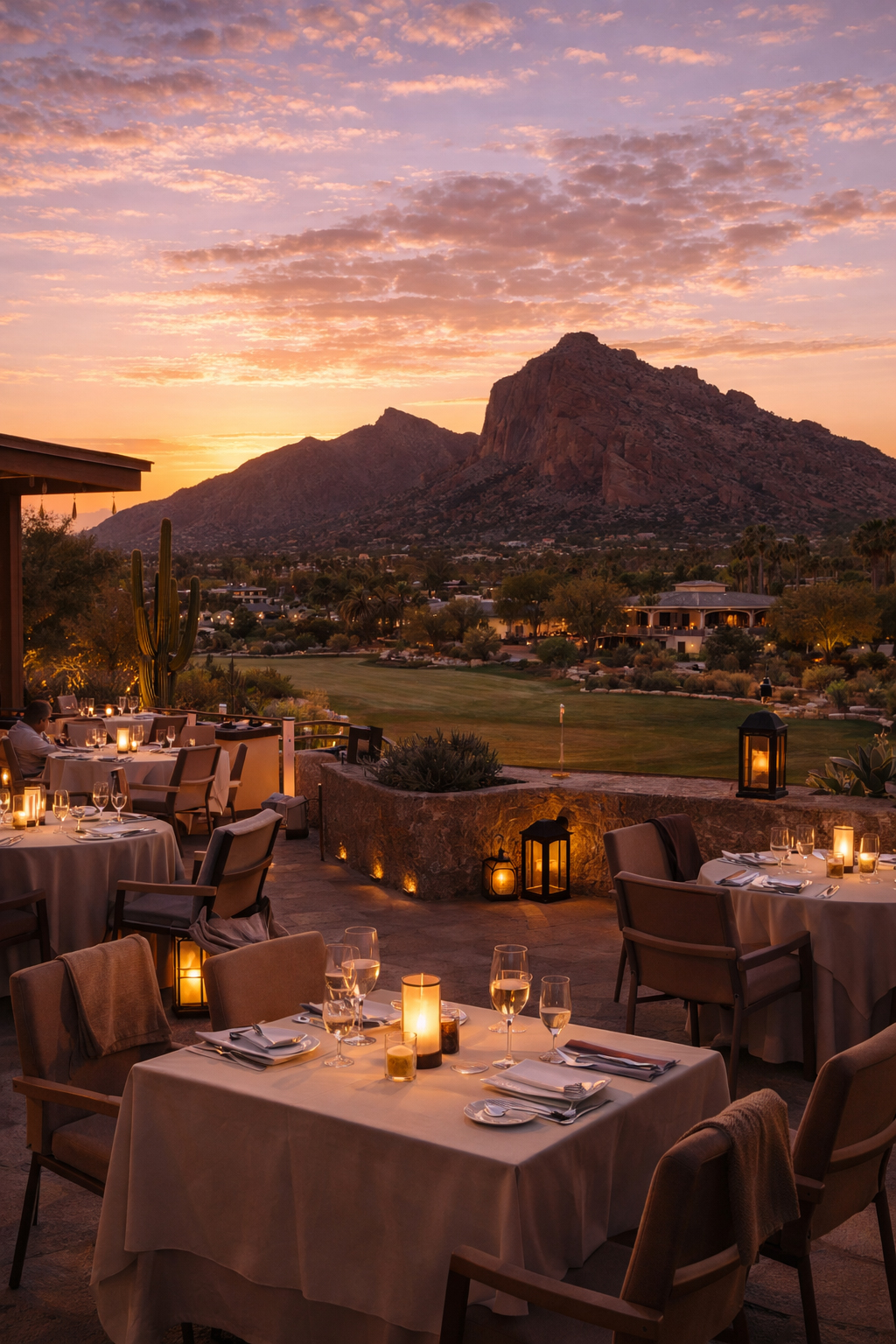 現代的で洗練されたダイニング